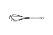 Køkkenredskaber - Rösle Whisk flat 27 cm Steel/Silicone - 22678