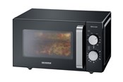 Mikro/miniovn - SEVERIN MW 7762 - microwave oven with grill - freestanding - black/stainless steel - 7762000