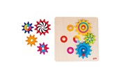 Puslespil - Goki Sprocket Puzzle 8pcs. Wood - 58530