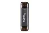 SSD - Transcend ESD310 SSD - 256GB - Sort - Ekstern SSD - USB 3.2 Gen 2x1 - TS256GESD310C