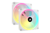 Kabinet Køler - Corsair iCUE LINK QX140 RGB Starter Kit - White - Kabinet køler - 140mm - Hvid med RGB - 37 dBA - CO-9051008-WW