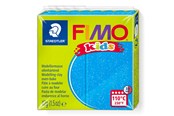 Hobby artikler - Staedtler FIMO kids modeller 42 g. Glitter blå - 8030-312