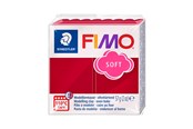 Hobby artikler - Staedtler FIMO modeller soft 57g. Kirsebær rød - 8020-26
