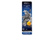 Skrive- og Tegneværktøjer - Staedtler MARS LUMOGRAPH SORT 6 ass.100% PEFC - 100B G6