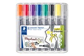 Skrive- og Tegneværktøjer - Staedtler Lumocolor Flip C-Marker 8/ass boks - 356 SWP8