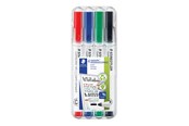 Skrive- og Tegneværktøjer - Staedtler Lumocolor Compact WB-marker 4ass/boks - 341 WP4