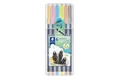Skrive- og Tegneværktøjer - Staedtler Triplus Fineliner Pastel 6/ass. Boks - 334 SB6 PA