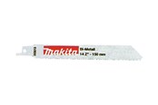 Bajonetsav - Makita saber saw blade - for metal aluminium stainless steel non-ferrous metal steel pipes steel profiles iron solid material - 5 pieces - P-04911