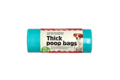 Hunde - Dogman Tykke Hundeposer med Bindehåndtag Turkis (50-Pak) - 738836