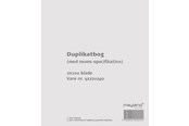 Blokke, Formularer & Notesbøger - Mayland Duplikatbog m. moms 2 x 100 sider m. kopi - 92220240