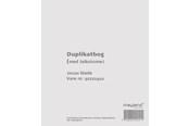 Blokke, Formularer & Notesbøger - Mayland Duplikatbog m. talkolonne 2 x 100 sider m. kopi - 92220410