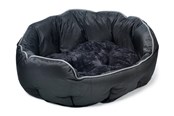 Hunde - Dogman Bed Buddy Oval Black XL 90x70x26cm - 805762
