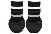 Hunde - Trixie Dog Socks non-slip M–L 2 pcs. Black - TX19523