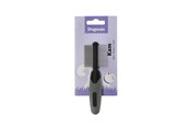Katte - Dogman Dobbeltkam med Gummihåndtag 12cm - 717036
