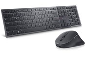 Tastatur - Dell Premier Collaboration Keyboard and Mouse Nordic - Tastatur & Mus sæt - Nordisk - Grå - KM900-GR-NOR