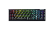 Tastatur - Razer BlackWidow V4 Low-Profile TKL HyperSpeed - Orange Mechanical (Tactile) - Gaming Tastatur - Uden Numpad - Fransk - Sort - RZ03-04700600-R3N1