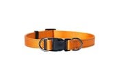 Hunde - Dogman Nylon Hundehalsbånd Iris Orange Large 20mmx35-60cm - 123026