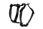Hunde - Dogman H-Sele Iris Sort XL/XXL - 213003