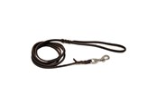 Hunde - Dogman Leather Leash Lina Brown XS 6mm x 180cm - 220314