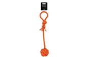 Hunde - Dogman Legetøj bold/reb orange 6/35cm - 325016