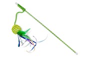 Katte - Dogman Legestav til katte med frynsebold Grøn 47cm - 331354