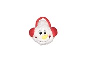 Hunde - Dogman Cat Toy Christmas Snowman Head 15cm - 333437