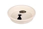 Katte - Trixie Ceramic Bowl cat 0.25 l/ø 13 cm white - TX24499