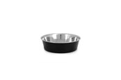Hunde - Dogman Madskål rustfri Heavy Sort - 369647
