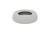 Hunde - Dogman Blød Silikone Anti-Spild Rejseskål Grå 470ml 17x4.5cm - 359469