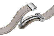 Smartwatch - Tilbehør - Samsung Galaxy Watch6 D-Buckle Hybrid Eco-Leather Band (Normal S/M) - Etoupe - ET-SHR94LAEGEU