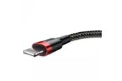 USB kabel - Baseus Cafule USB Lightning Cable 2.4A 0.5m (Red+Black) - CALKLF-A19