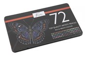 Kreativitet & Hobbyartikler - Nassau Farveblyanter 72 stk. i metalæske - AR0214/GE