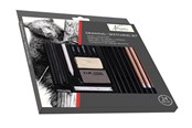 Kreativitet & Hobbyartikler - Nassau Tegnesæt, 24 dele. - AR0217/GE