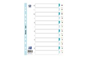 Lommer, Omslag & Registre - Oxford ELBA StrongLine - divider - for A4 - white - 400021040