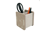 Skrivebordstilbehør - Unilux penneholder Kube PET - 400165150