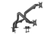 Skærmholder - Gembird Monitor Arm - Adjustable Tilting arm 2-display 17"-32" - MA-DA2-02