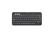 Tastatur - Logitech Pebble Keys 2 K380s Wireless Keyboard - Tonal Graphite - Tastatur - Nordisk - Sort - 920-011879
