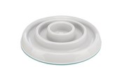 Hunde - Trixie Slow Feeding bowl plastic/TPR 0.45 l/ø 23 cm grey - TX25029