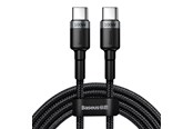 USB kabel - Baseus Cafule PD2.0 100W flash charging USB For Type-C cable (20V 5A)2m Gray+Black - CATKLF-ALG1