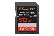 Hukommelseskort - SANDISK Extreme Pro - SD - 280MB/s - 512GB - SDSDXEP-512G-GN4IN