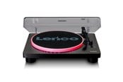 Pladespiller - Lenco LS-50LED - Record Player with PC encoding speakers and lights - Pladespiller Sort - LS-50LEDBK