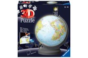 Puslespil - Ravensburger Globe With Light 540p 3D Puslespil - 10311549
