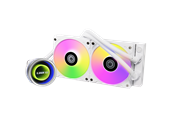 CPU Køler - Lian Li Galahad II Trinity 240mm White - ARGB - CPU Vandkøling - Max 36 dBA - GA2T24W
