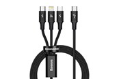 USB kabel - Baseus Rapid 3-in-1 USB cable - CAMLT-SC01