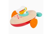 Legetøjsbil - Small Foot - Bath Toys Wooden Canoe Pelican Wind U - 11654