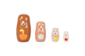Trælegetøj - Small Foot - Wooden Matryoshka Doll Bear Family - 10621