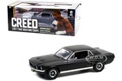 Modelbil - Greenlight 1967 Ford Mustang Coupe Matt Black Adonis Creeds Creed 2015 Movie 1:18 Scale Diecast Model Car - 0810027494153