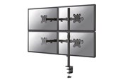 Skærmholder - Neomounts FPMA-D550D4 mounting kit - full-motion - for 4 flat panels - black - FPMA-D550D4BLACK