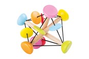 Babylegetøj - Small Foot - Wooden Bars with Elastic Motor Skills - 4775