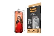 Mobil - Beskyttelsesglas - PanzerGlass Screen Protector iPhone 15 Pro | Ultra-Wide Fit w. EasyAligner - PANZER2810